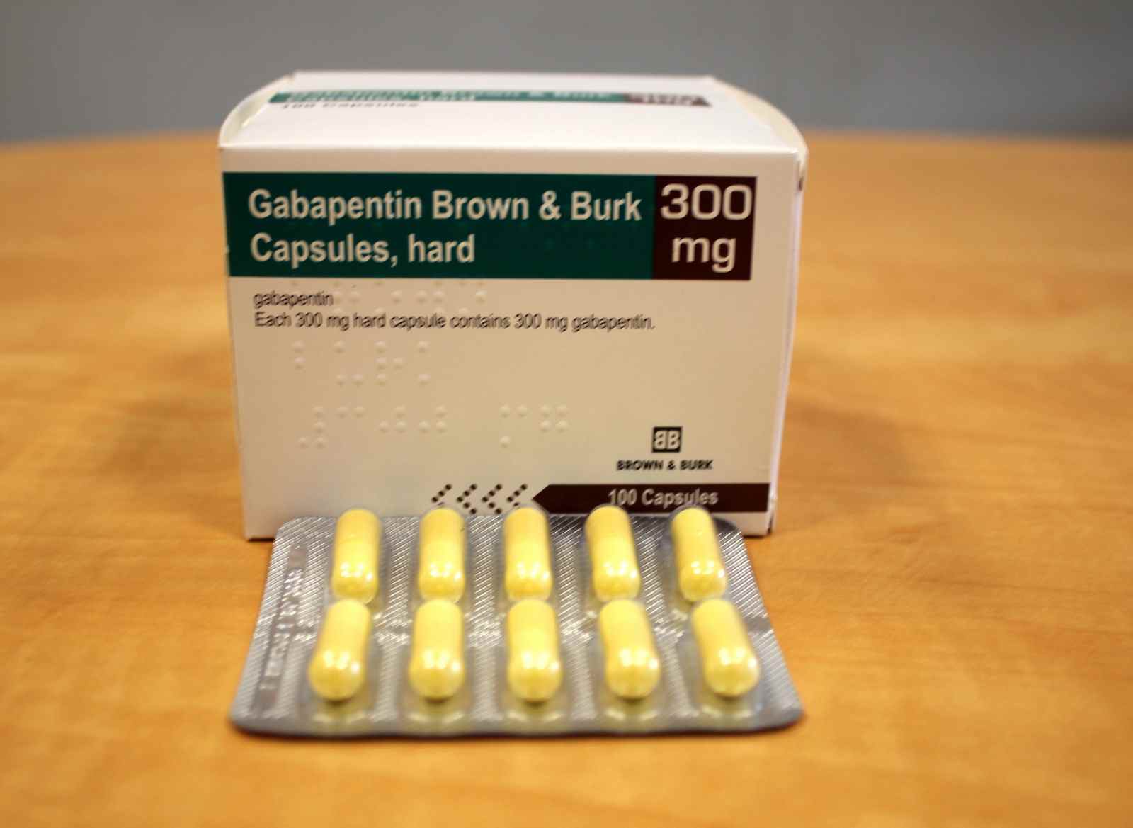 Gabapentin Capsules Brown Burk UK
