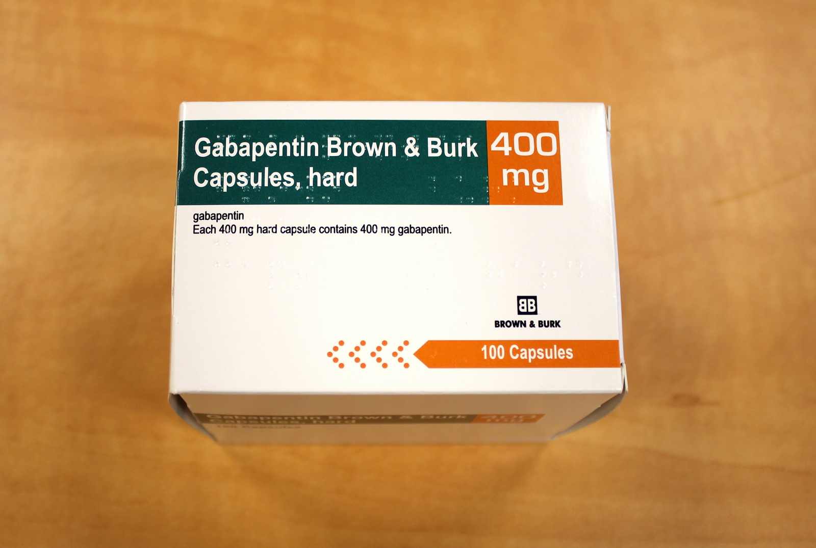Gabapentin Capsules Brown Burk UK