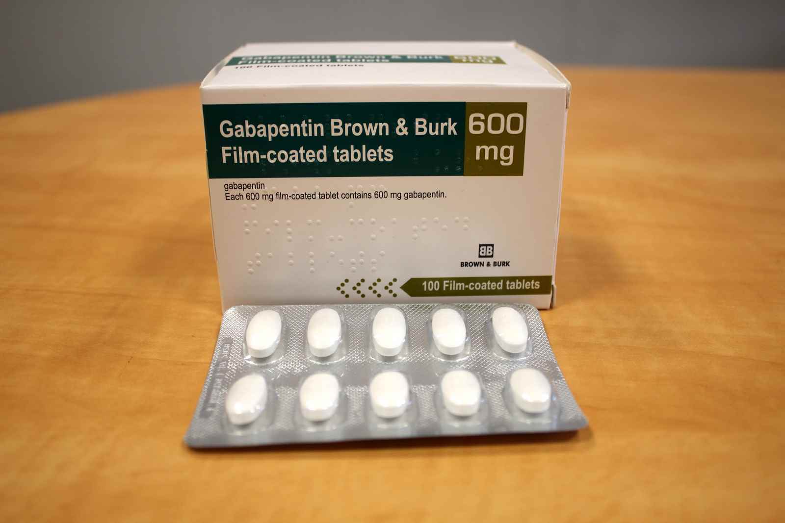 Gabapentin Tablets Brown Burk