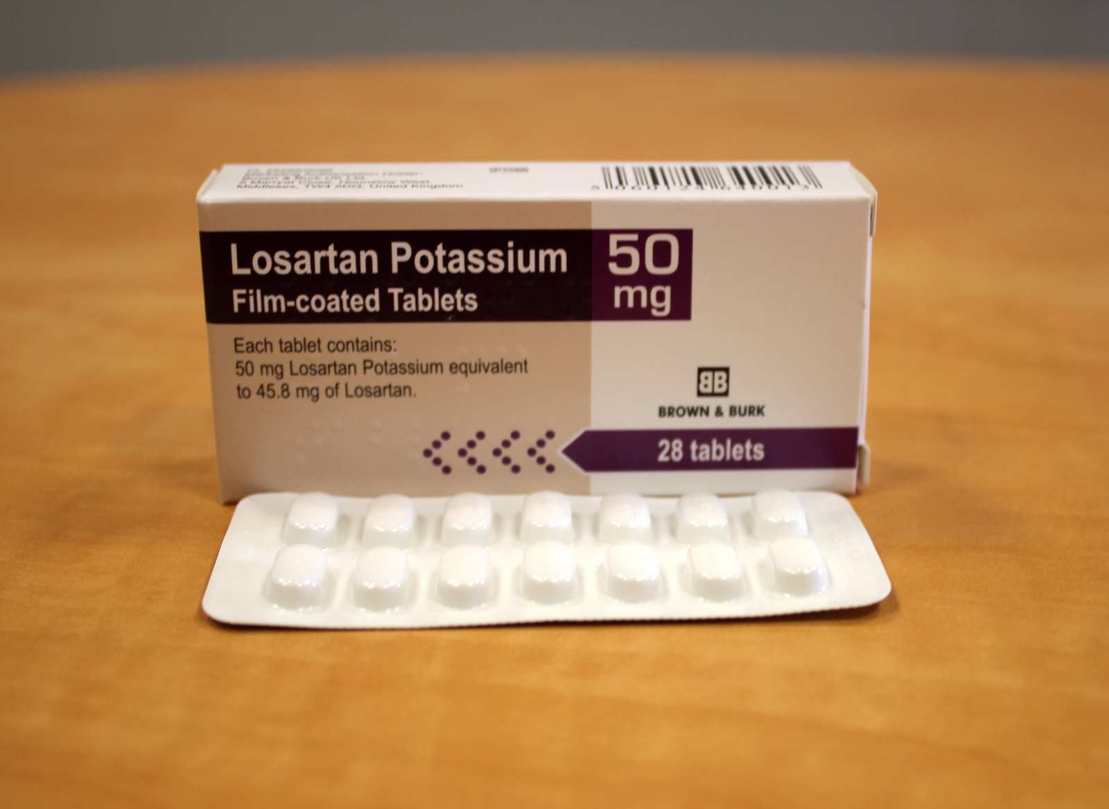 losartan potassium 50mg tablet recall
