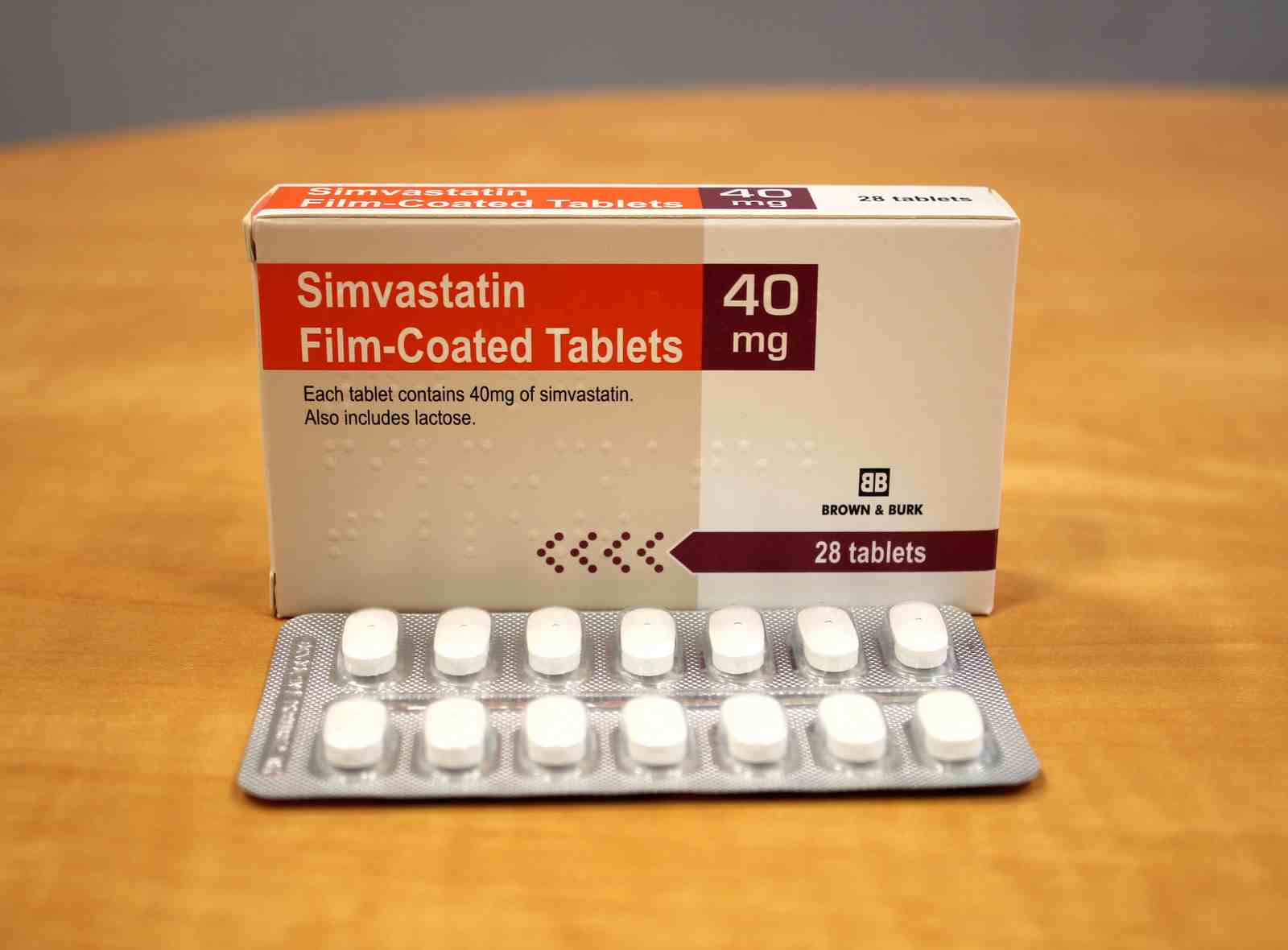 Simvastatin Tablets Brown Burk