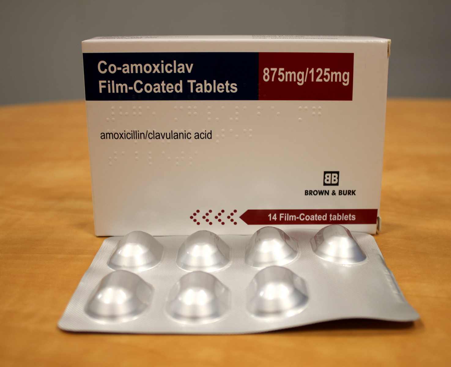 Co amoxiclav Tablets Brown Burk