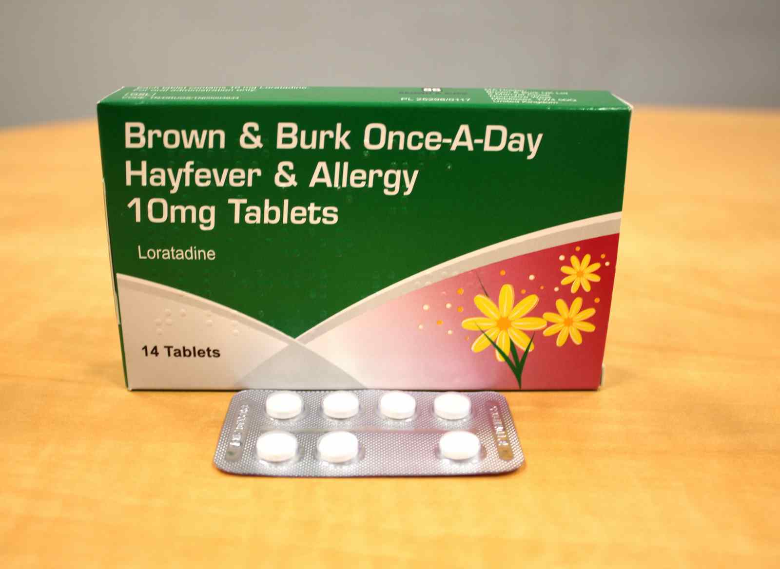 Once -A-Day Hayfever & Allergy 10 mg Tablets - Brown & Burk