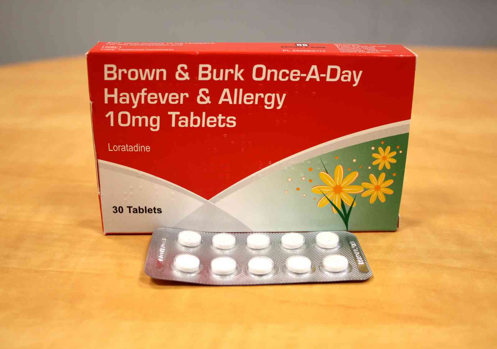 Brown & Burk - Once -A-Day Hayfever & Allergy 10 mg Tablets 30 Tablets