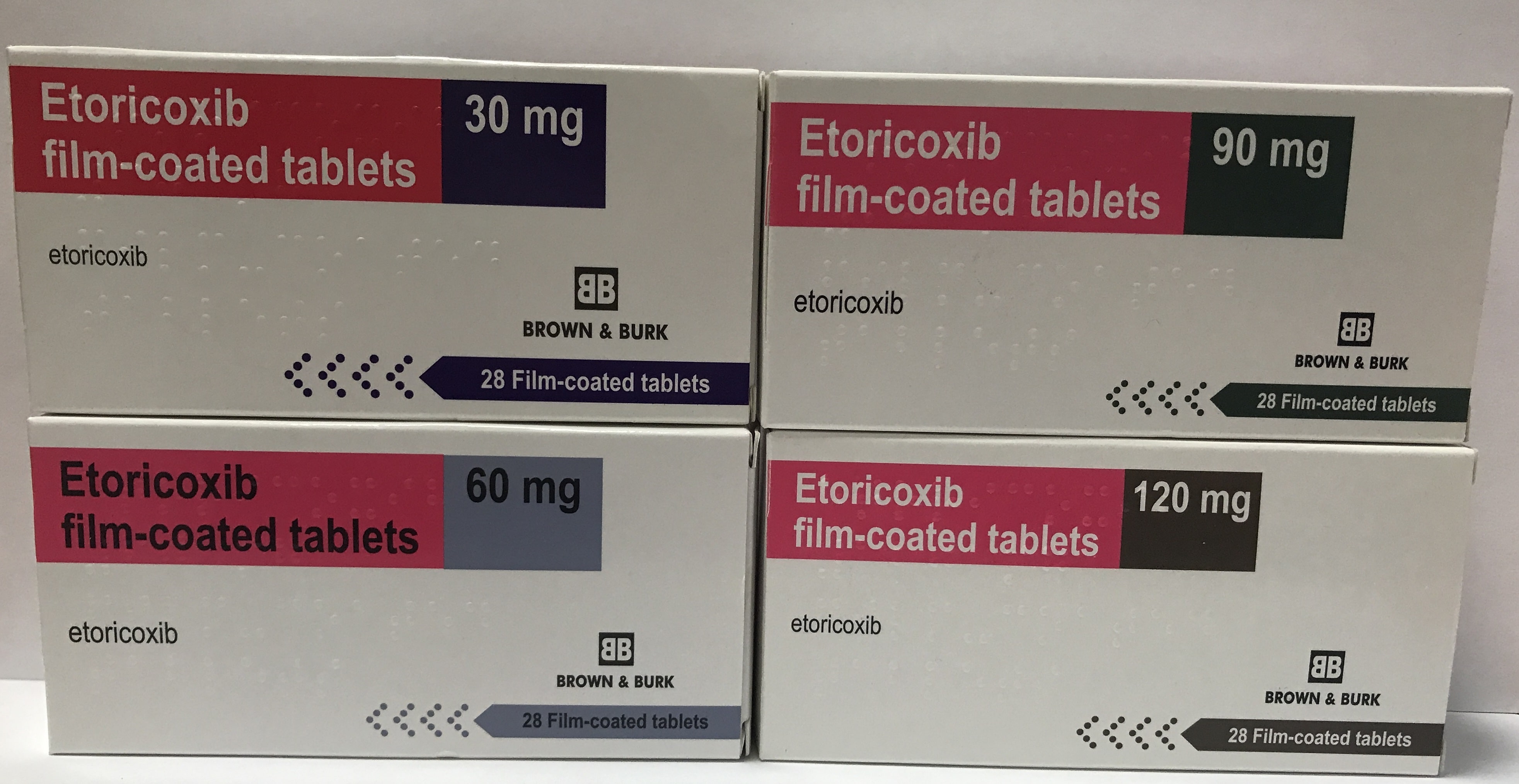 Etoricoxib all mgs