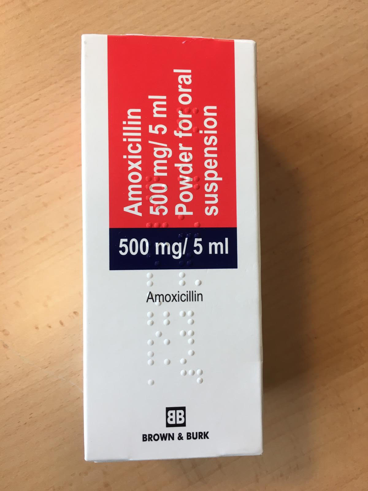 Amoxicillin Powder 500mg oral solution