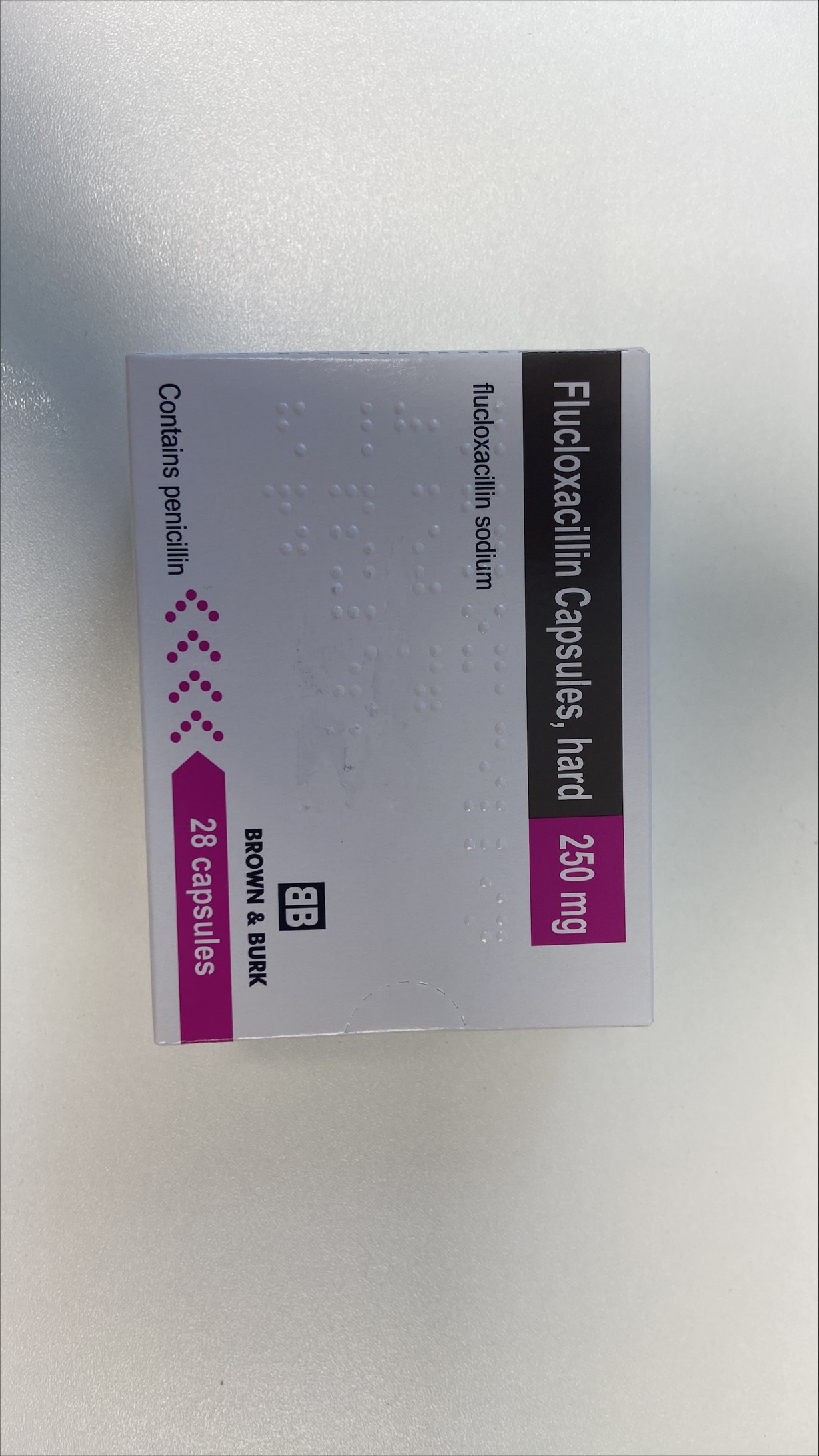 FLUCLOXACILLIN CAPSULES 250MG