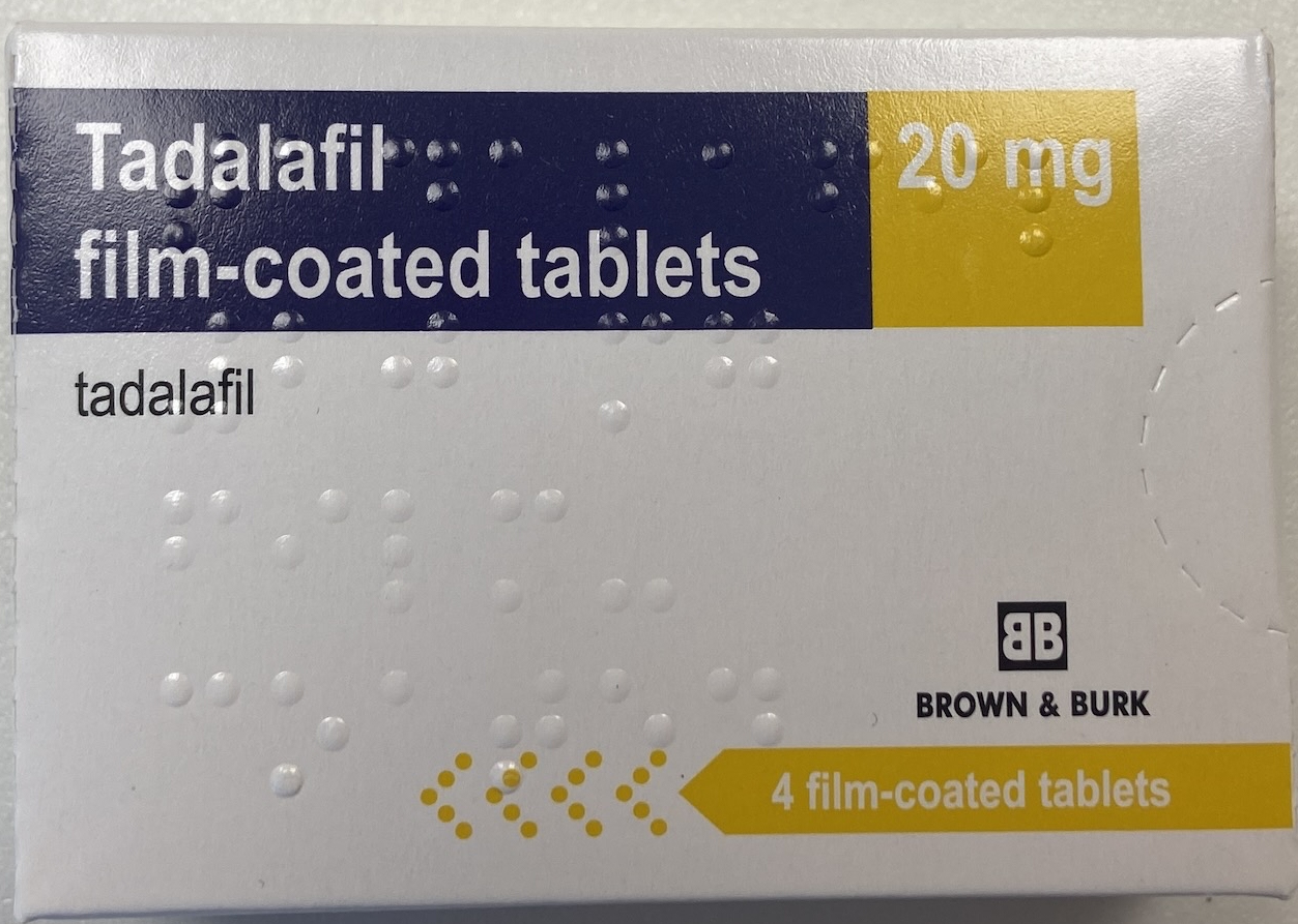 Tadalafil 20mg Film-Coated Tablets