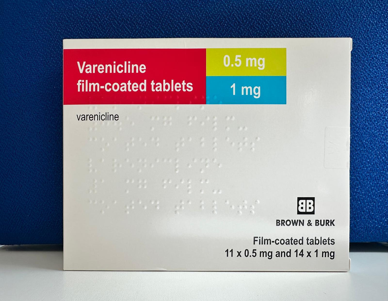 Varenicline 0.5mg 1mg FC Tablets