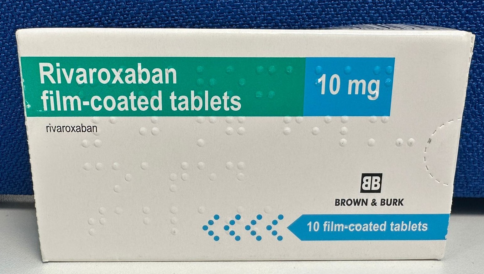 Rivaroxaban 10mg Film-Coated Tablets (10's)