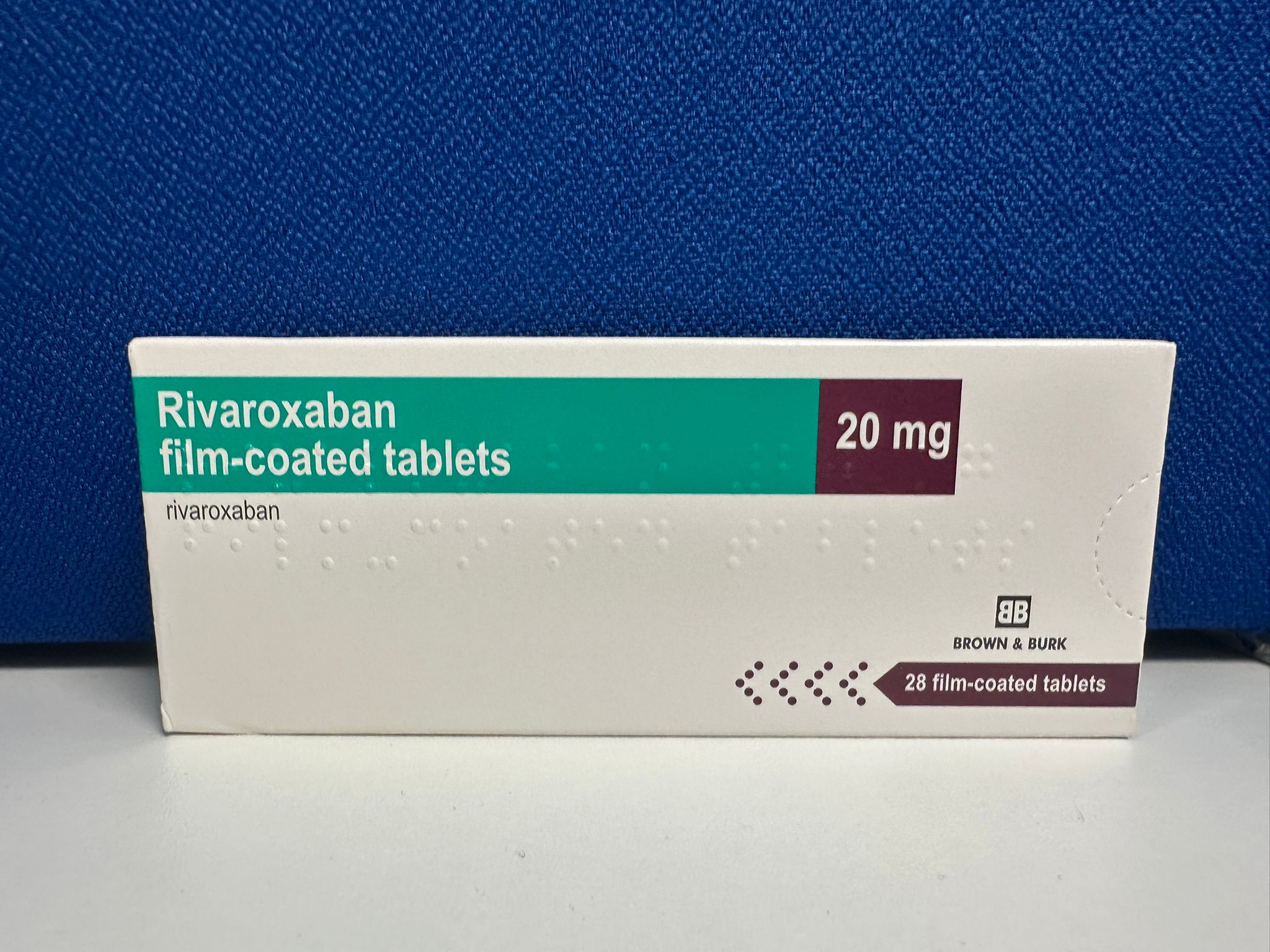 Rivaroxaban 20mg FC Tablets (28s)